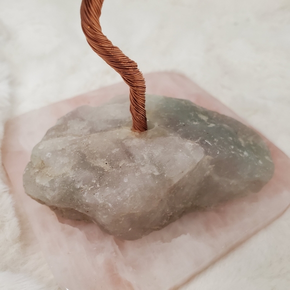 Clear Quartz Crystal Tree with Fluorite Base - Picture 11 of 13